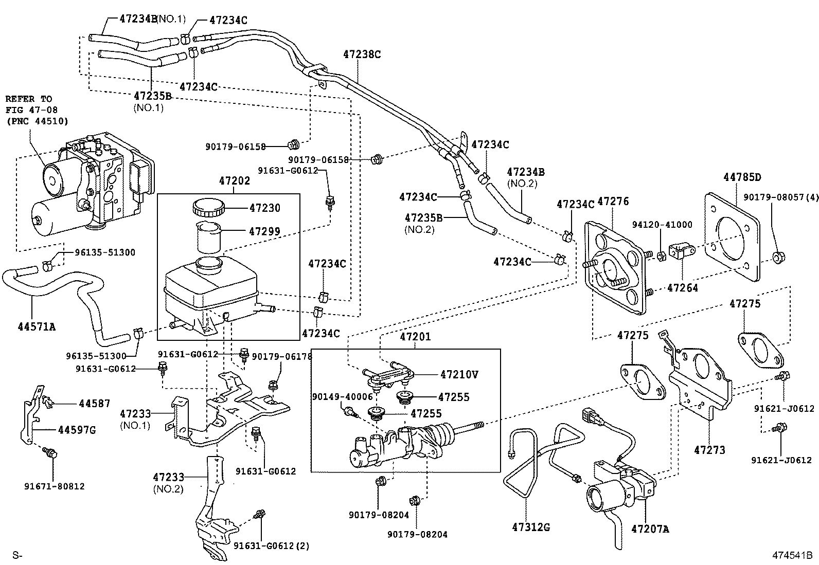 47220-48180 RESERVOIR SUB-ASSY, BRAKE MASTER CYLINDER product image