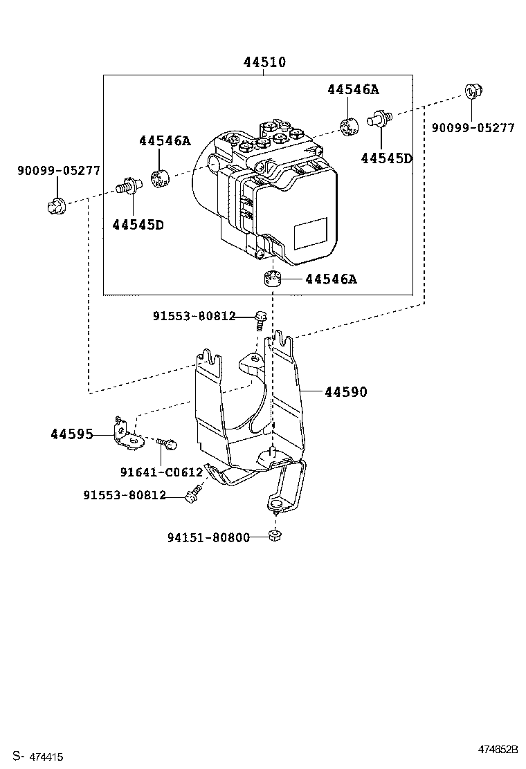 44050-30180 ACTUATOR ASSY, BRAKE product image