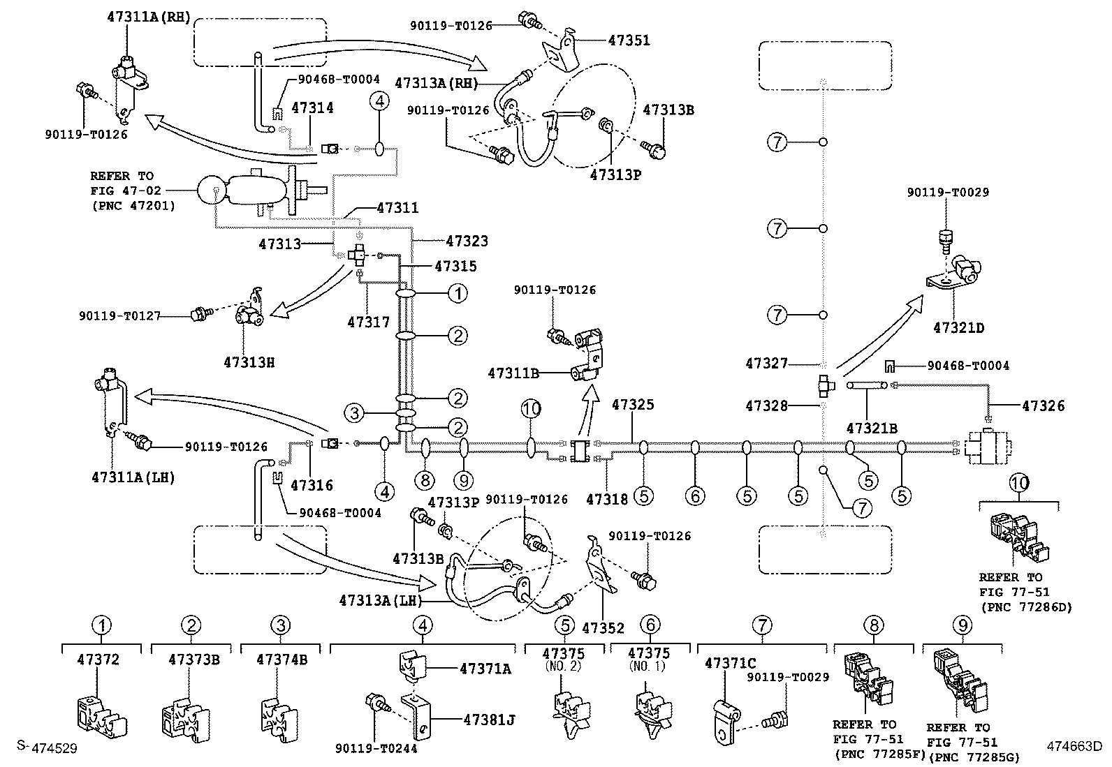 44050-71010 ACTUATOR ASSY, BRAKE product image
