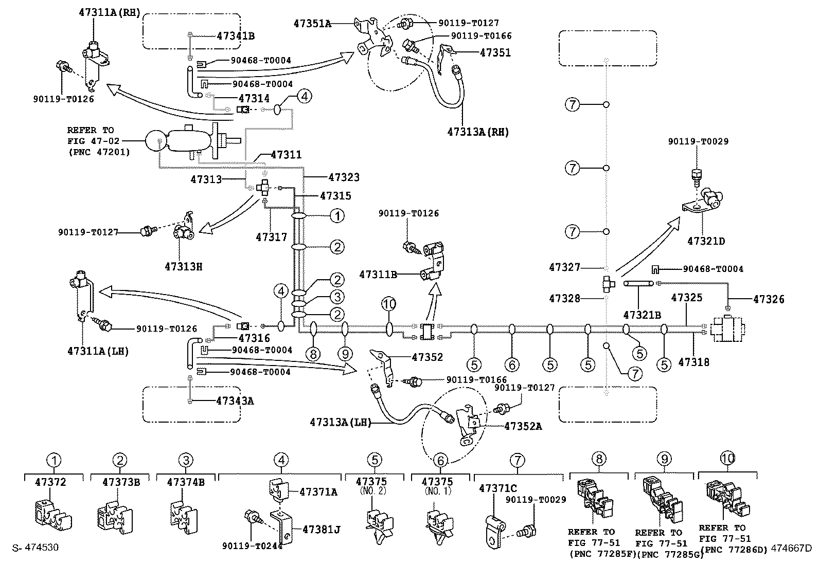 44050-71010 ACTUATOR ASSY, BRAKE product image