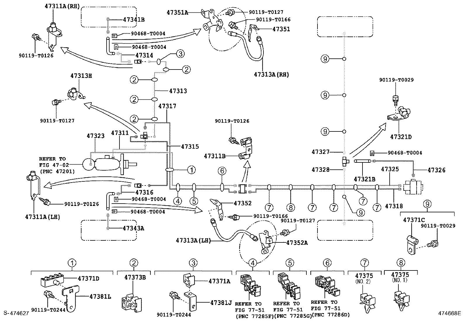 44050-71010 ACTUATOR ASSY, BRAKE product image