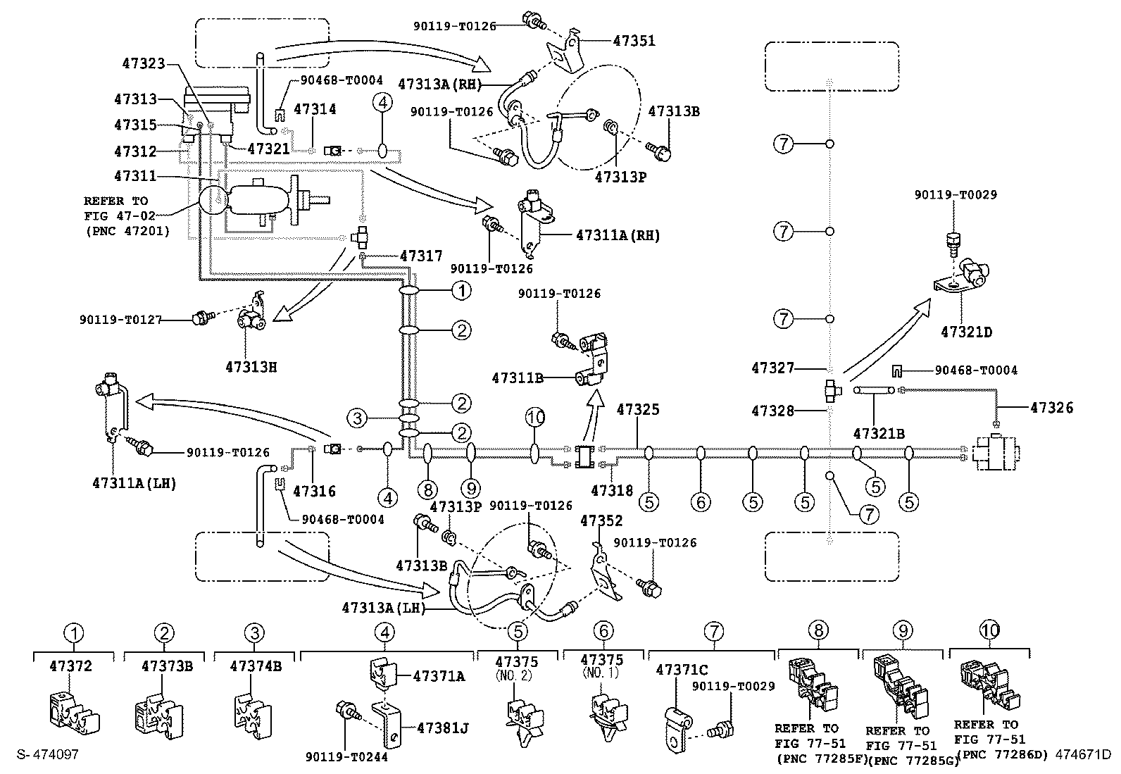 44050-71010 ACTUATOR ASSY, BRAKE product image