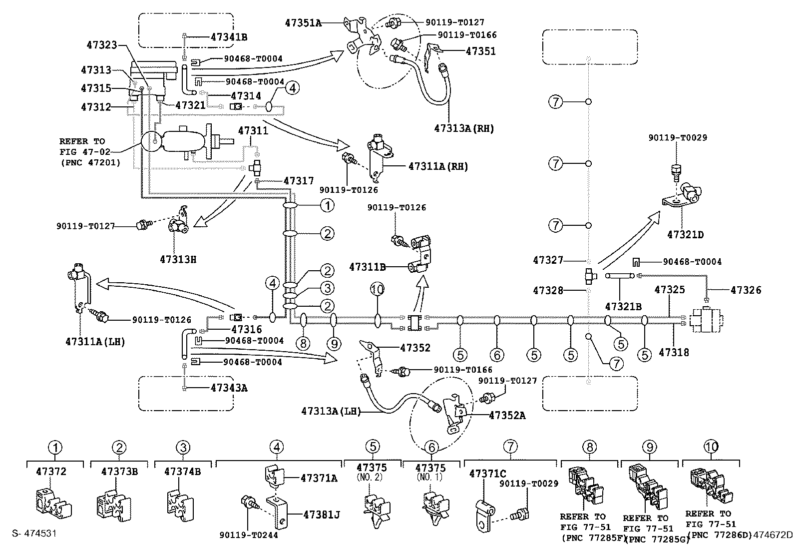 44050-71010 ACTUATOR ASSY, BRAKE product image