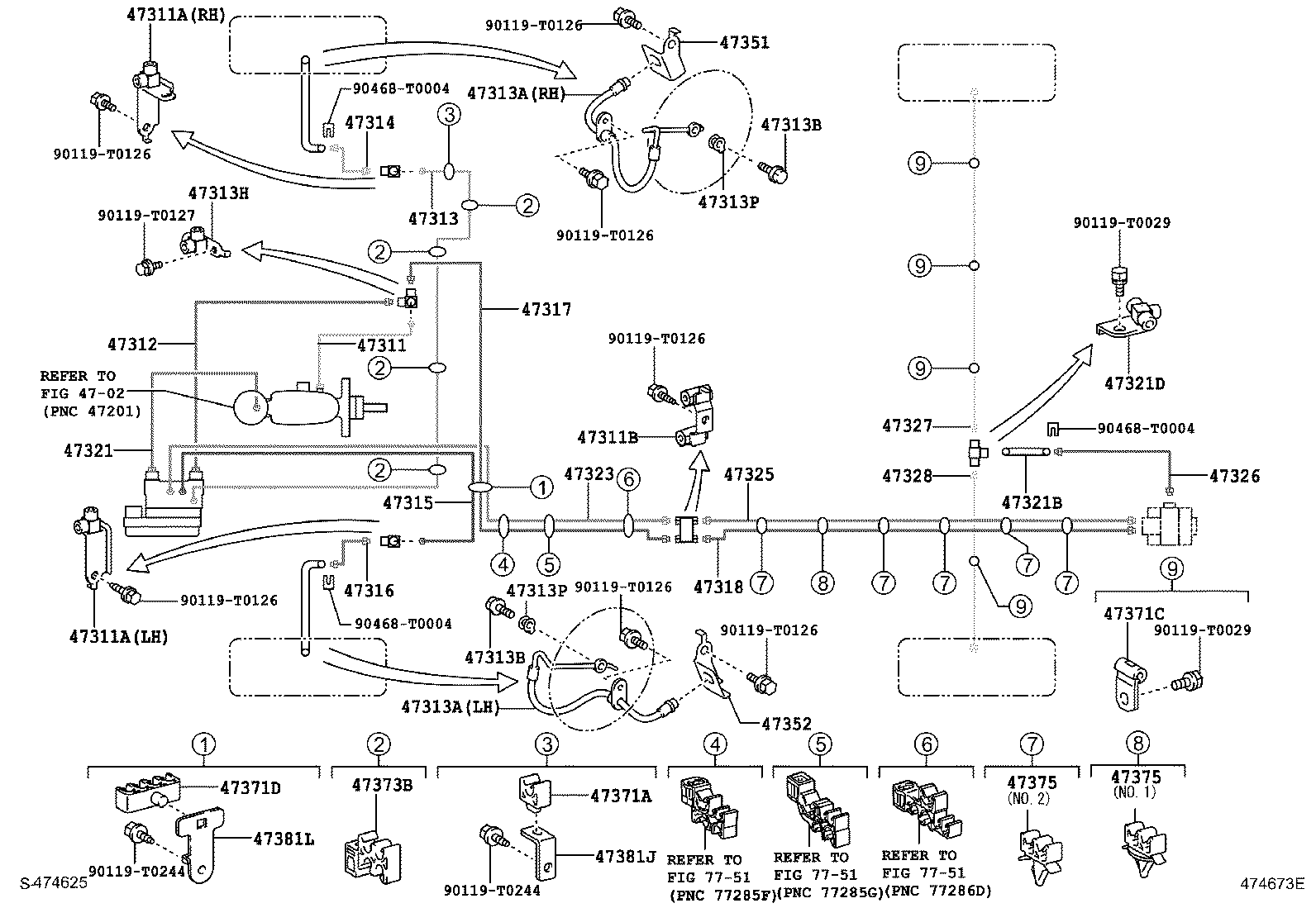 44050-71010 ACTUATOR ASSY, BRAKE product image