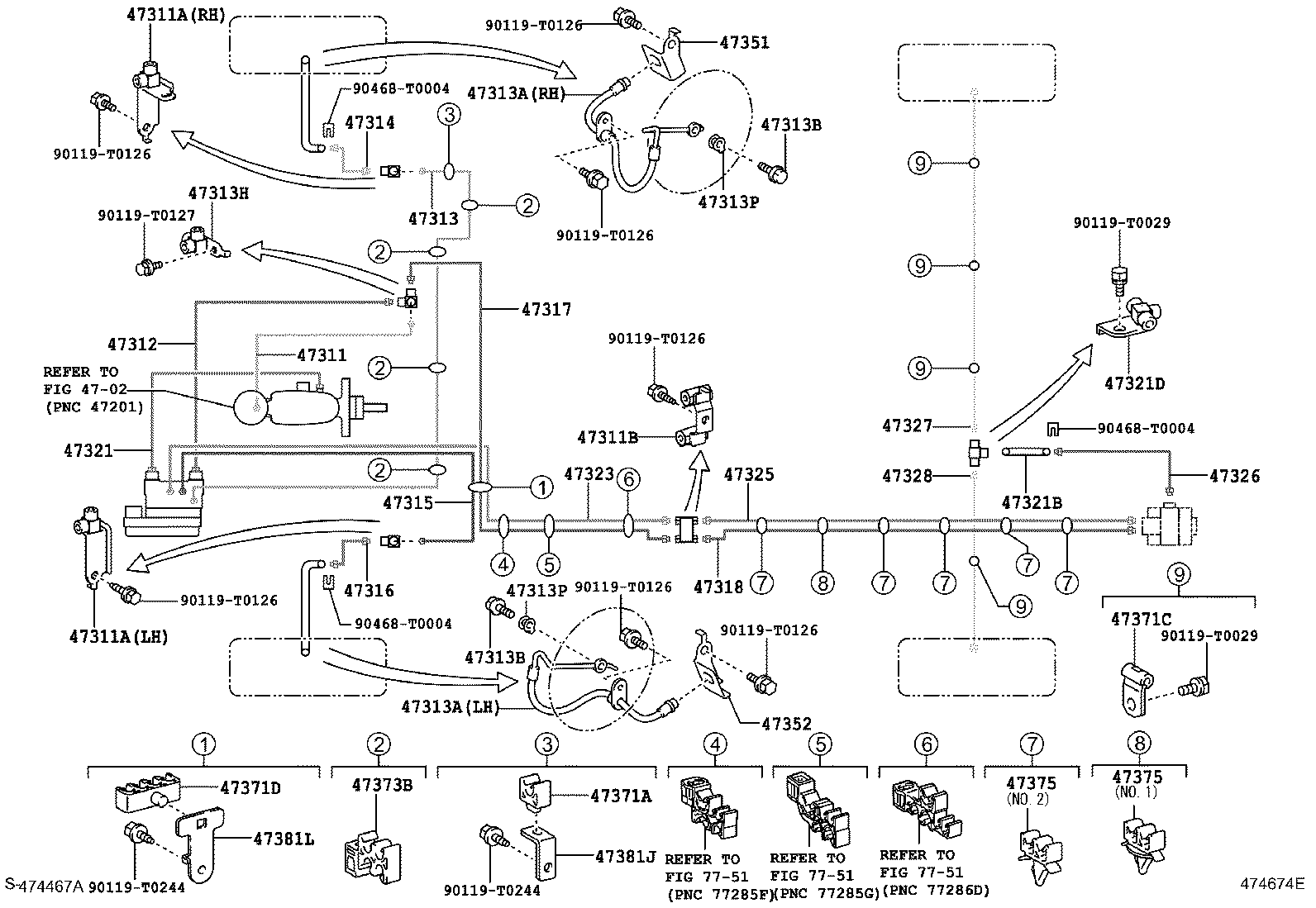 44050-71010 ACTUATOR ASSY, BRAKE product image