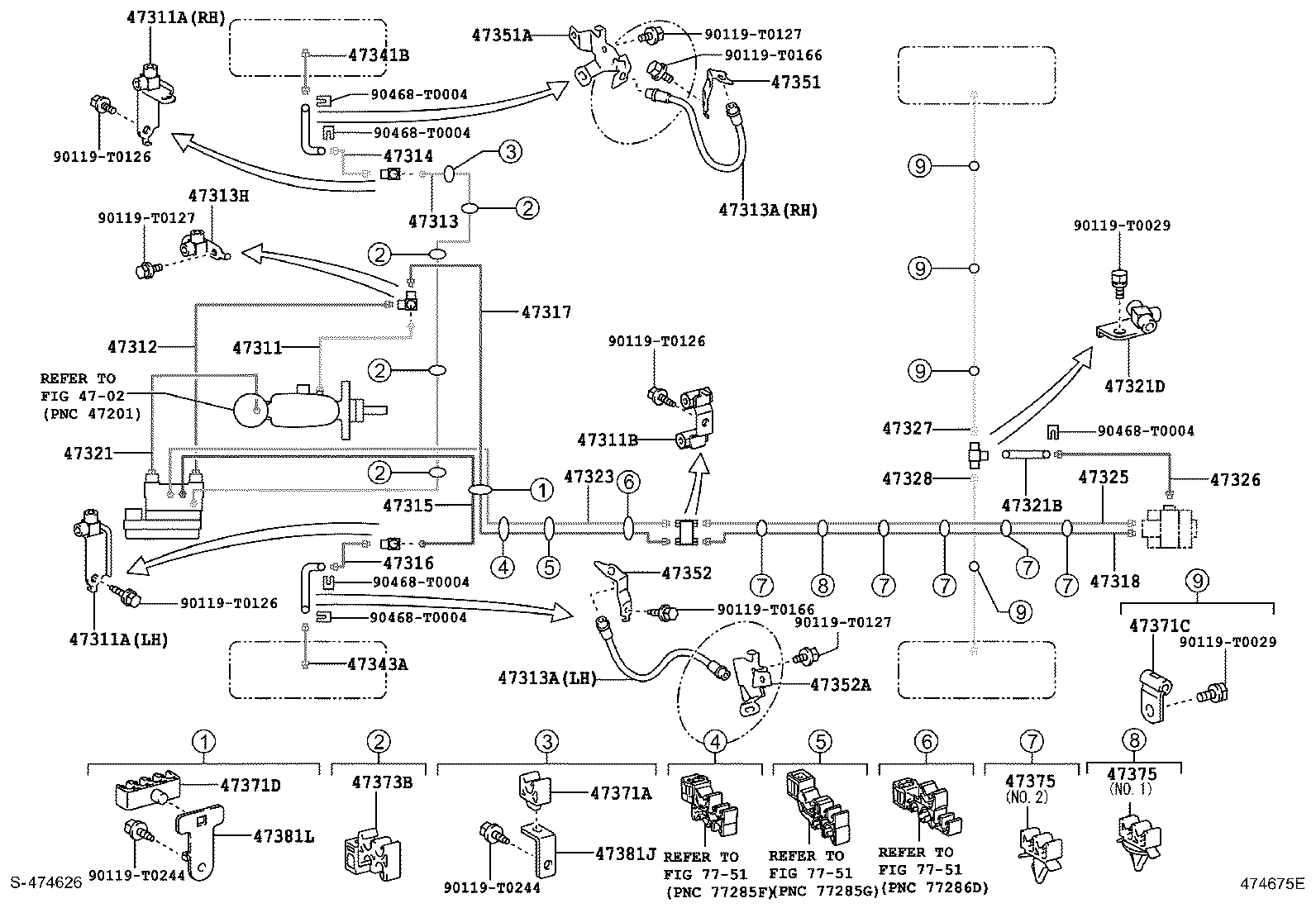 44050-71010 ACTUATOR ASSY, BRAKE product image