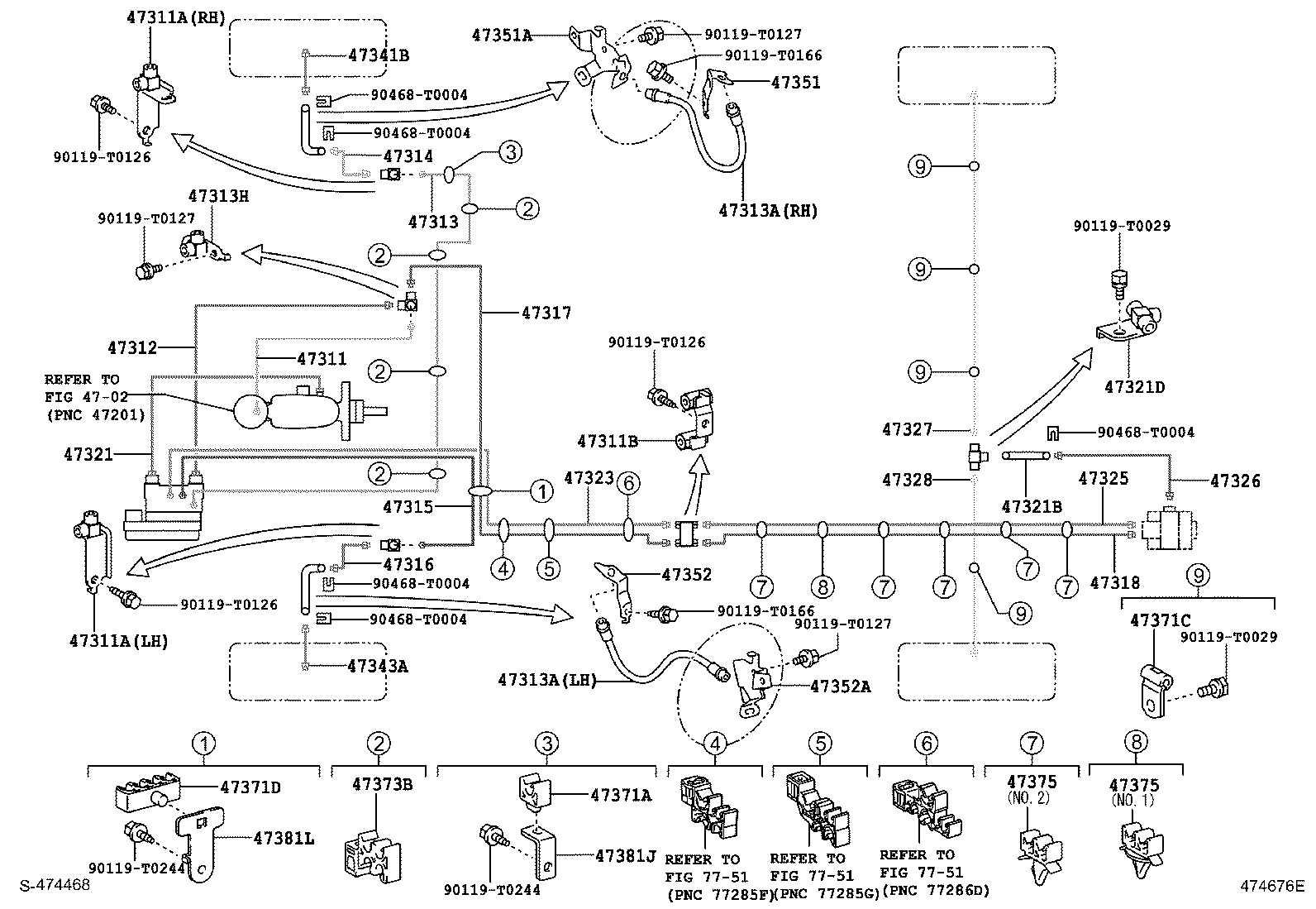44050-71010 ACTUATOR ASSY, BRAKE product image