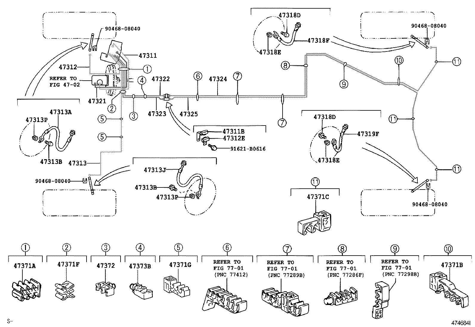 44050-53490 ACTUATOR ASSY, BRAKE product image