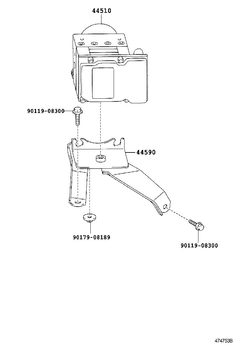 44050-0F010 ACTUATOR ASSY, BRAKE product image