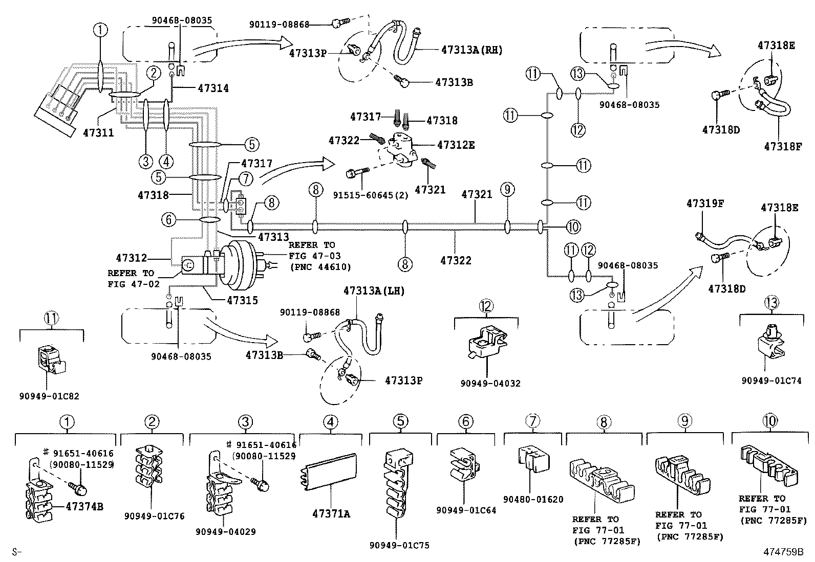 44050-0F010 ACTUATOR ASSY, BRAKE product image