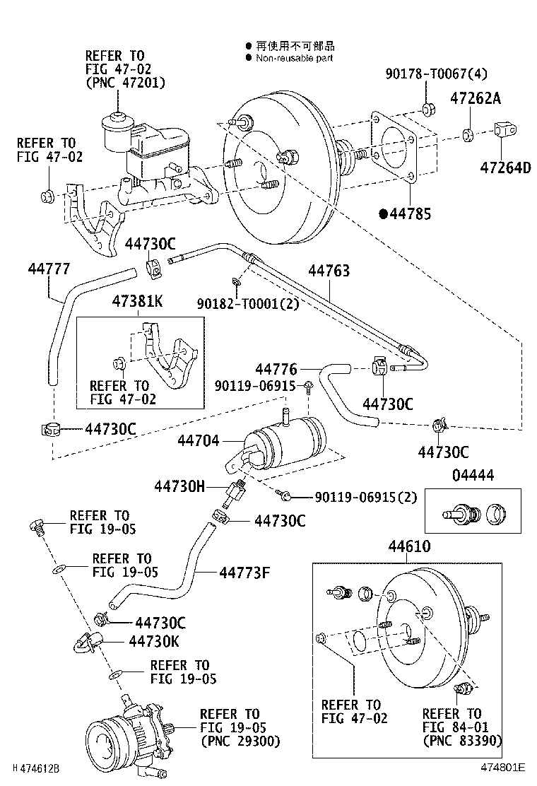 44773-0K040 HOSE, UNION TO CHECK VALVE product image