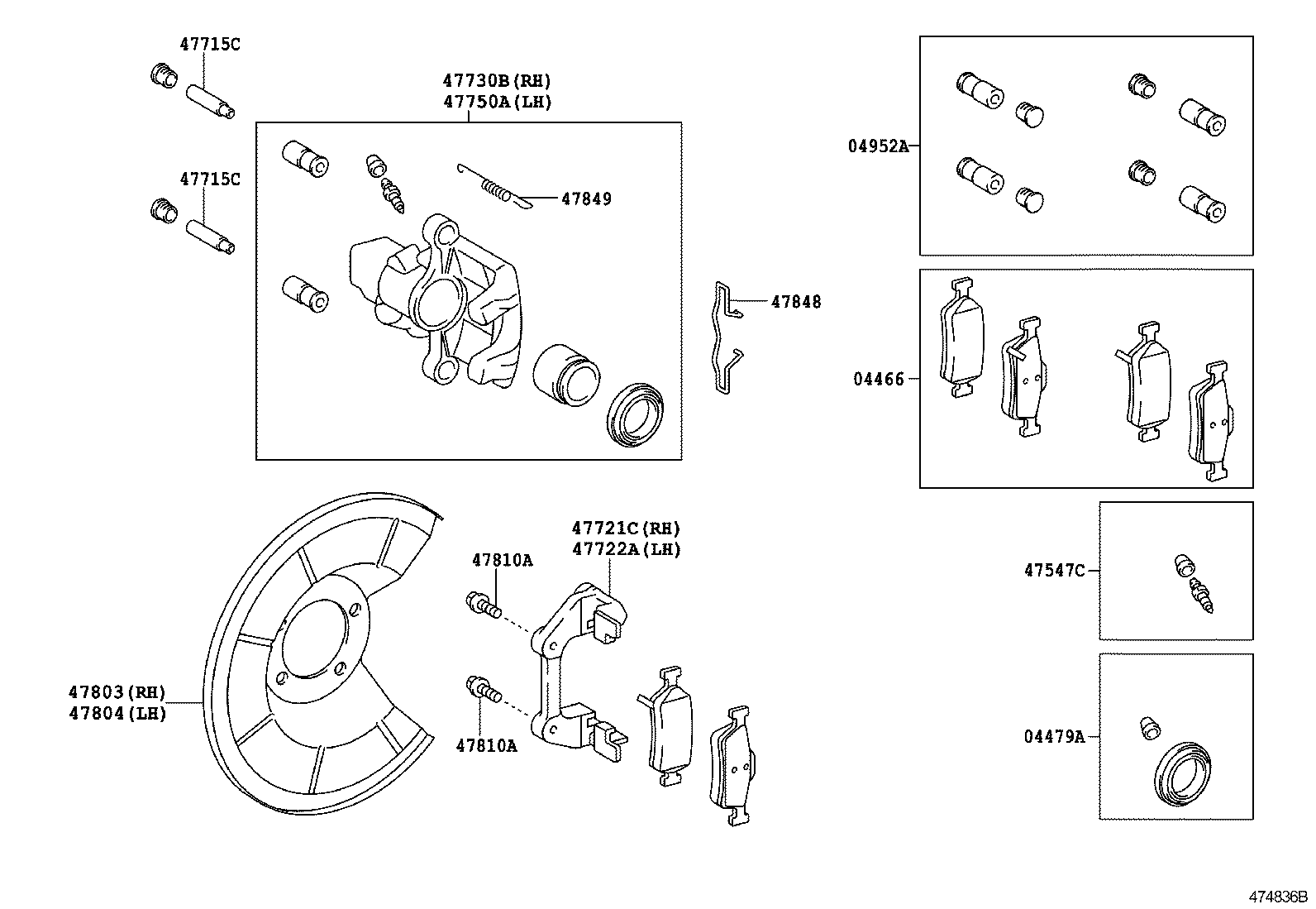 47848-0D020 SPRING, ANTI-RATTLE, NO.1(FOR REAR DISC BRAKE) product image