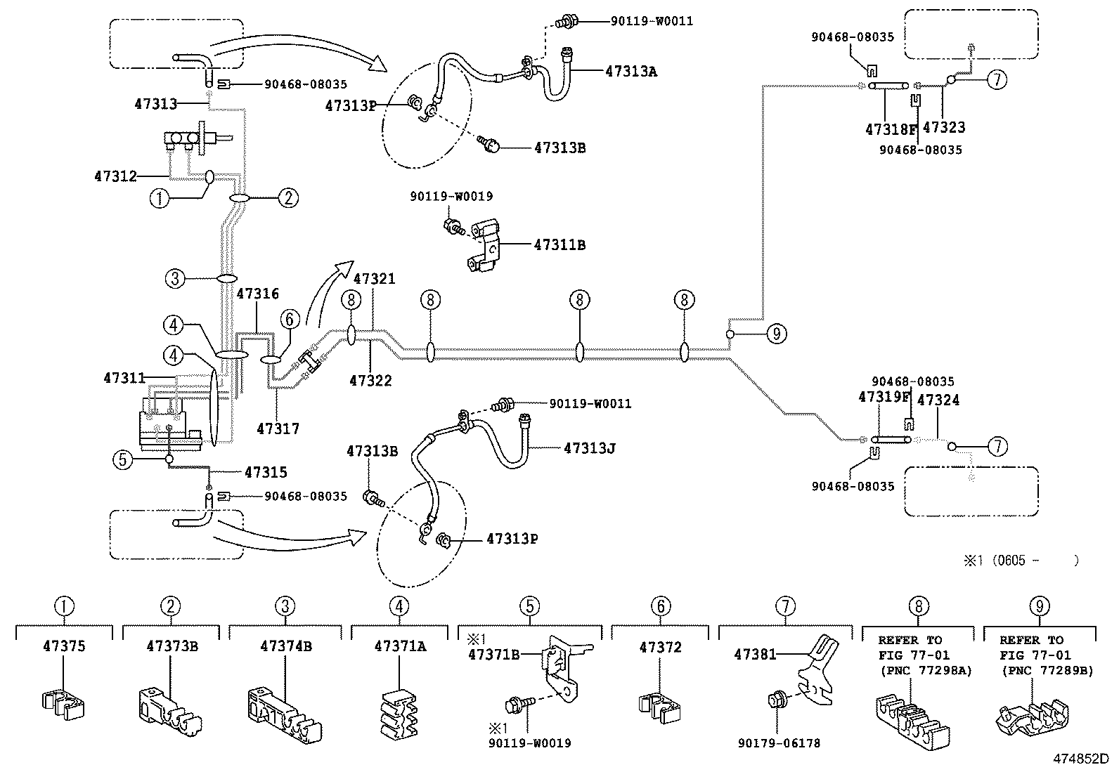 44050-0D030 ACTUATOR ASSY, BRAKE product image