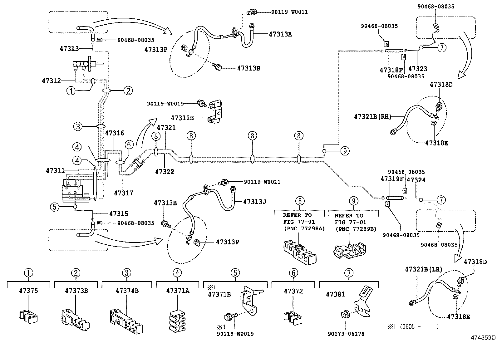 44050-0D030 ACTUATOR ASSY, BRAKE product image