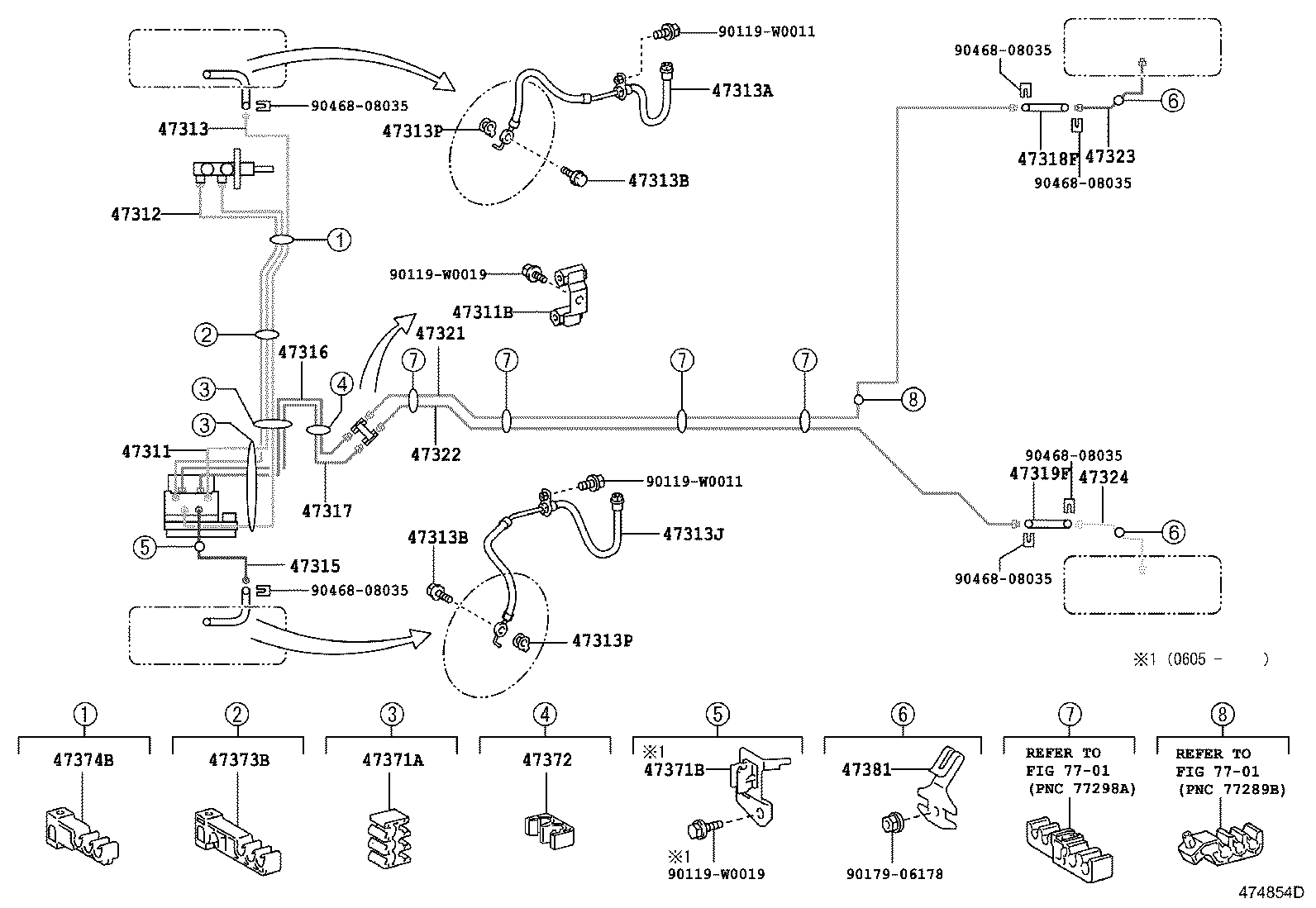 44050-0D030 ACTUATOR ASSY, BRAKE product image