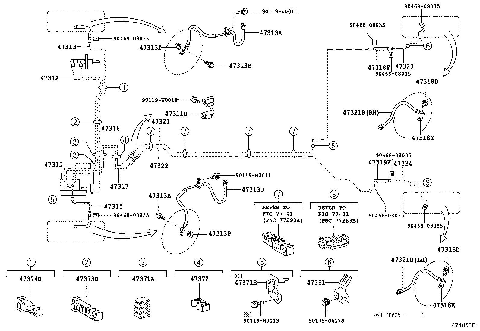 44050-0D030 ACTUATOR ASSY, BRAKE product image