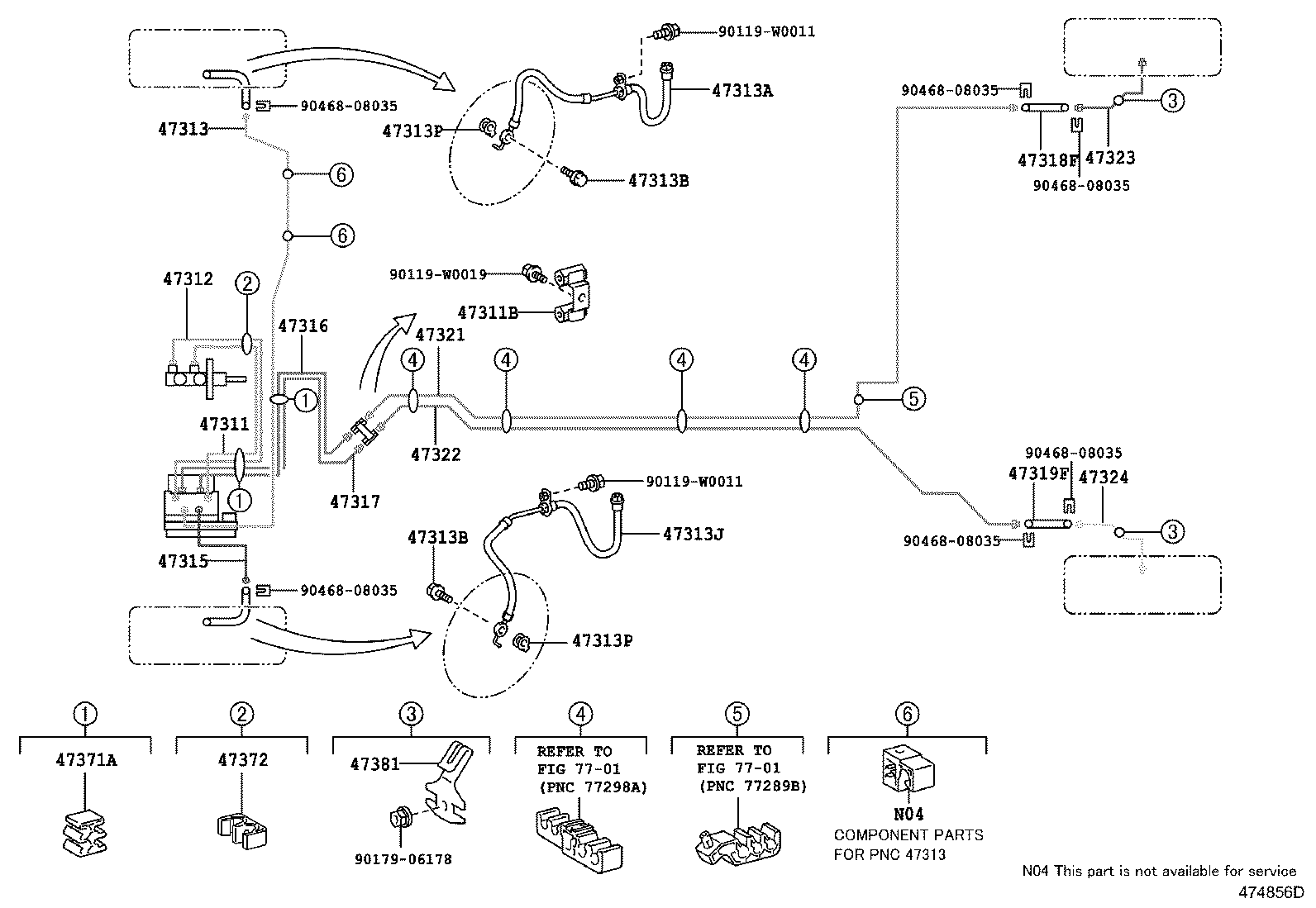44050-0D030 ACTUATOR ASSY, BRAKE product image