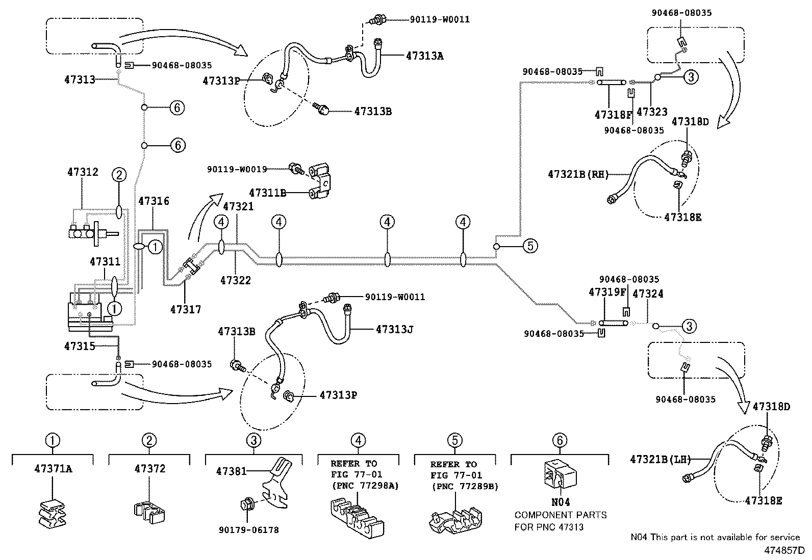 44050-0D030 ACTUATOR ASSY, BRAKE product image