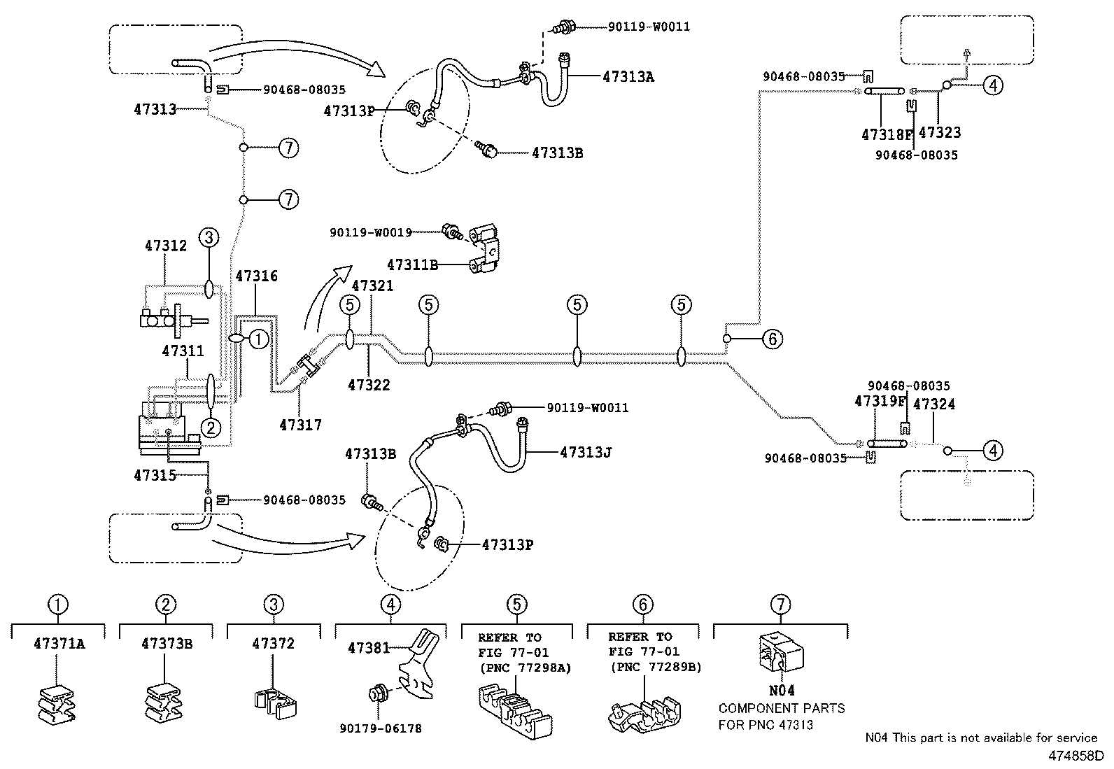 44050-0D030 ACTUATOR ASSY, BRAKE product image