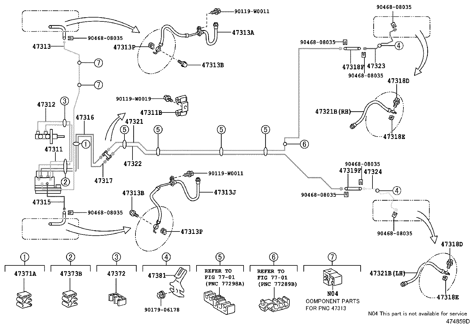 44050-0D030 ACTUATOR ASSY, BRAKE product image