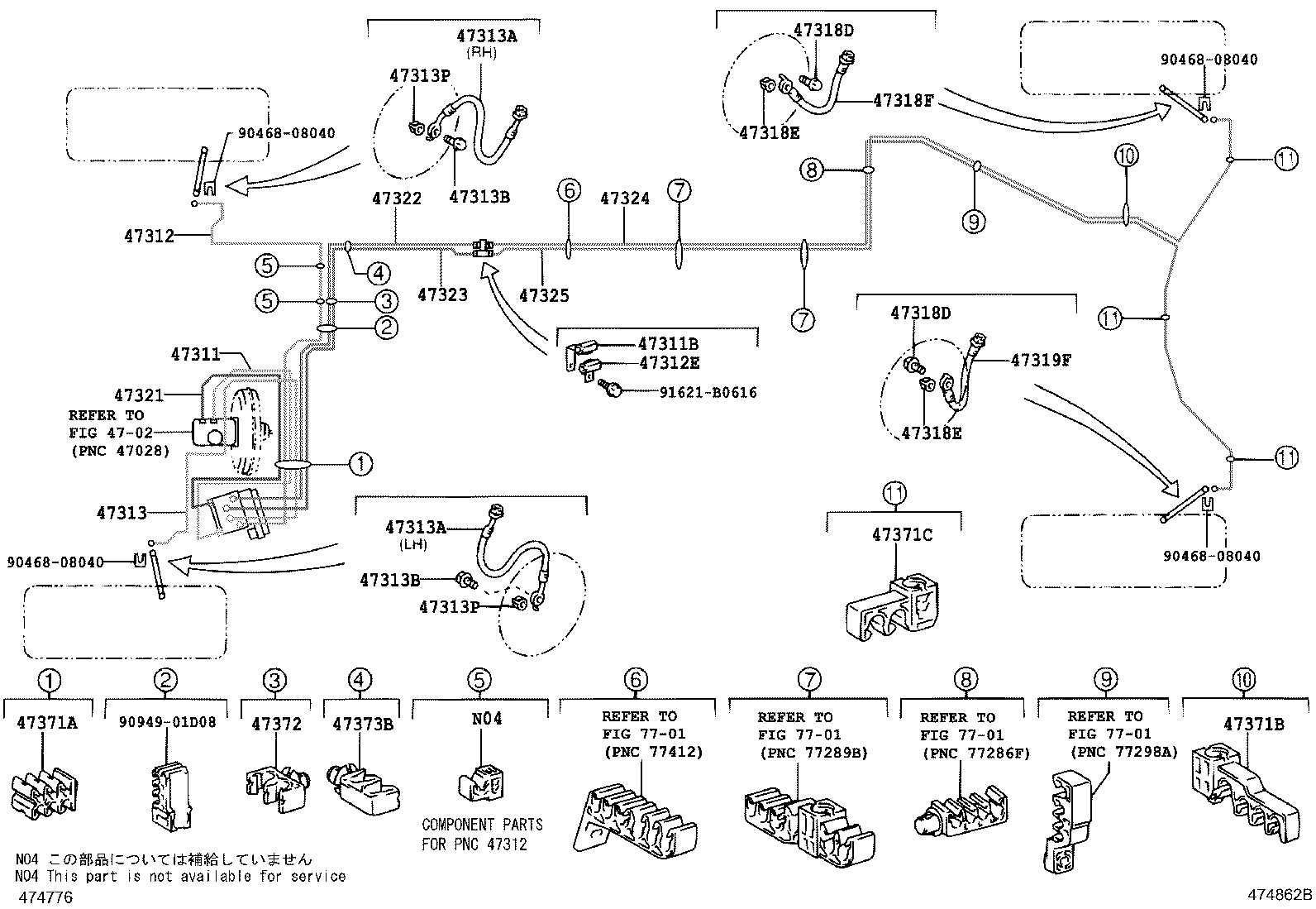 44050-30360 ACTUATOR ASSY, BRAKE product image