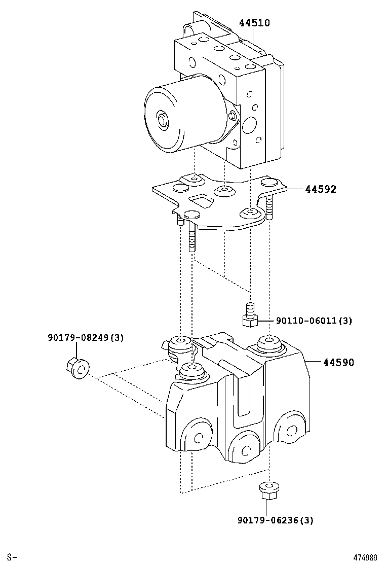 44050-28340 ACTUATOR ASSY, BRAKE product image