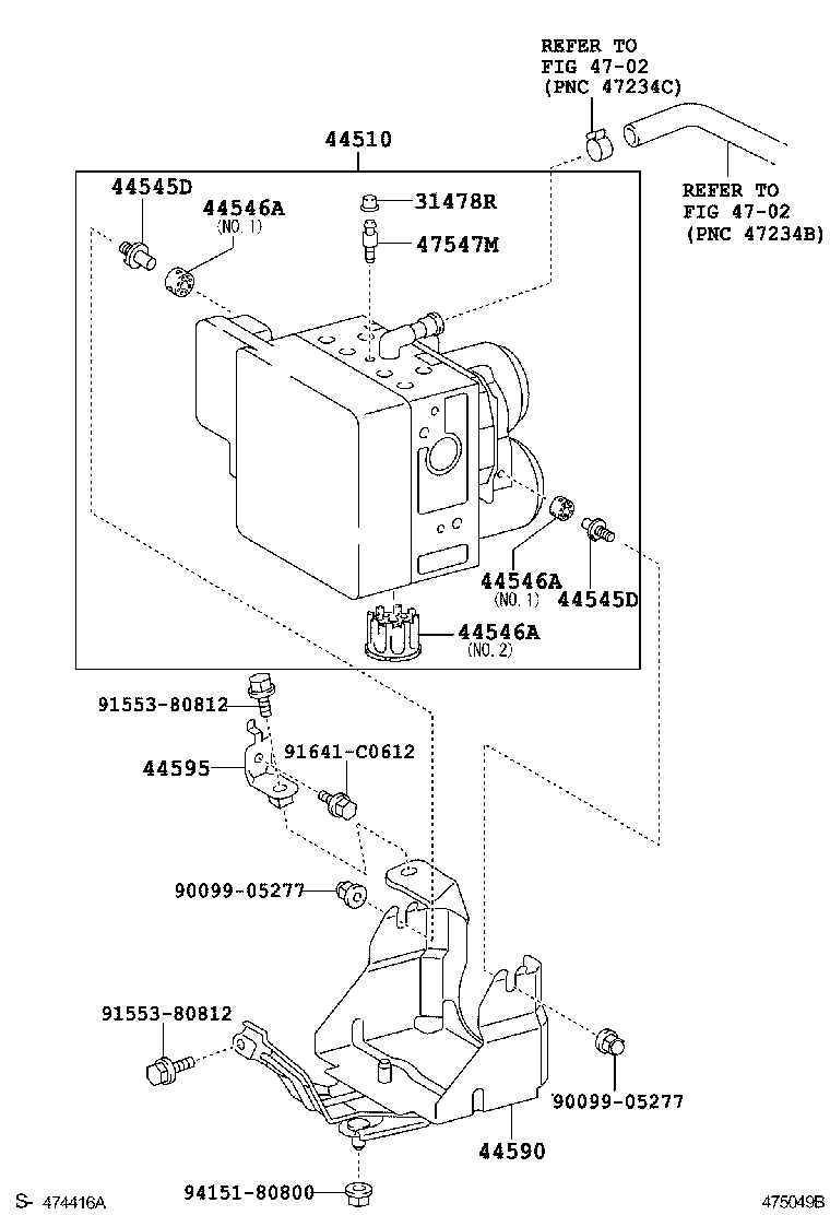 44050-30610 ACTUATOR ASSY, BRAKE product image