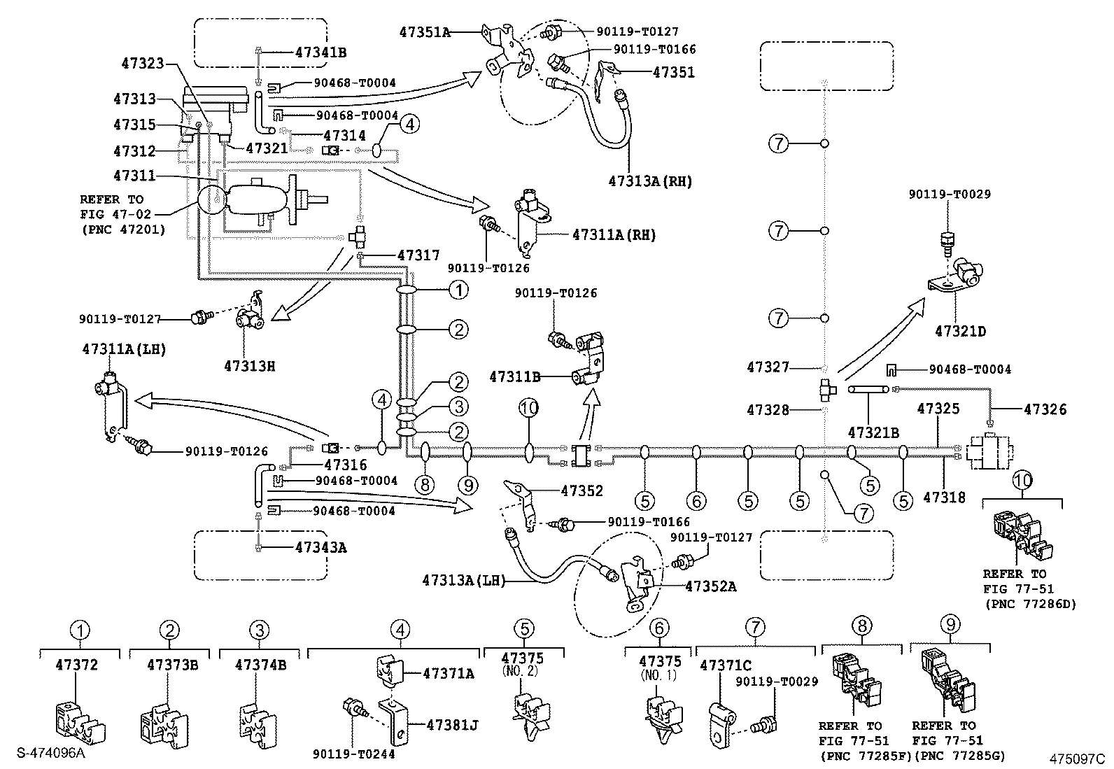 44050-71010 ACTUATOR ASSY, BRAKE product image