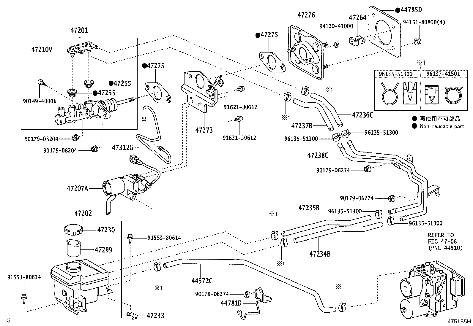 47312-28520 TUBE, BRAKE STROKE SIMULATOR product image
