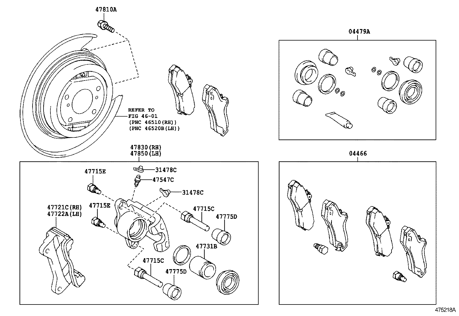 04479-06230 CYLINDER KIT, DISC BRAKE, REAR product image