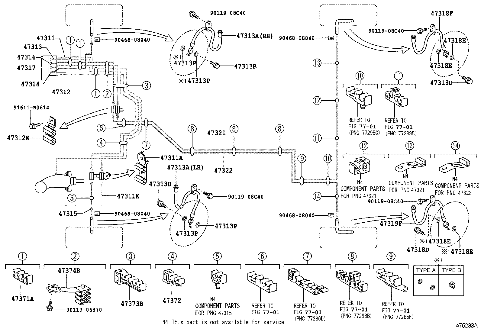 44050-06100 ACTUATOR ASSY, BRAKE product image