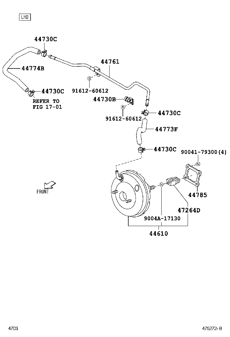 44610-BZ040 BOOSTER ASSY, BRAKE product image