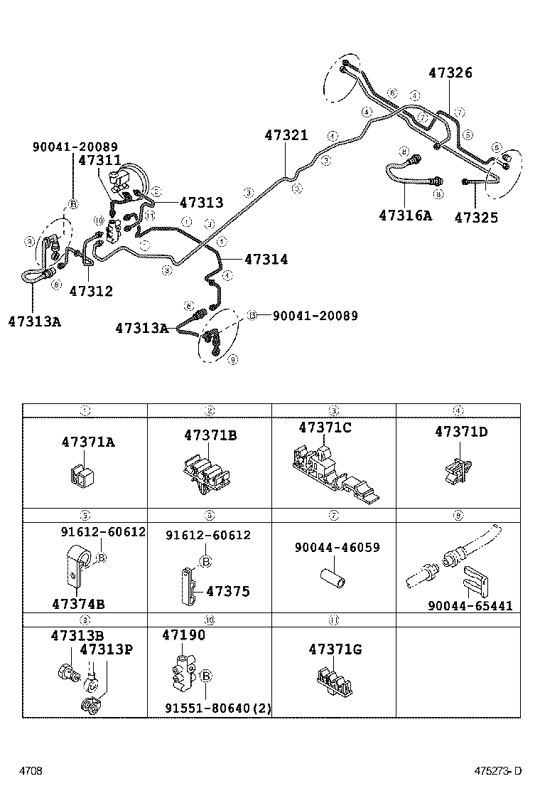 44050-B0010 ACTUATOR ASSY, BRAKE product image