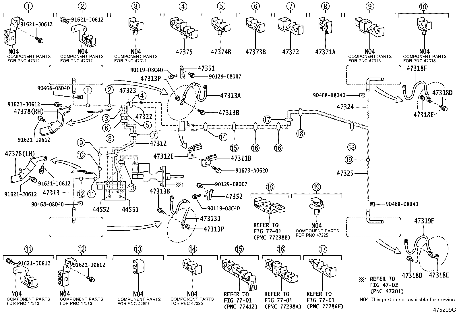 44050-50110 ACTUATOR ASSY, BRAKE product image