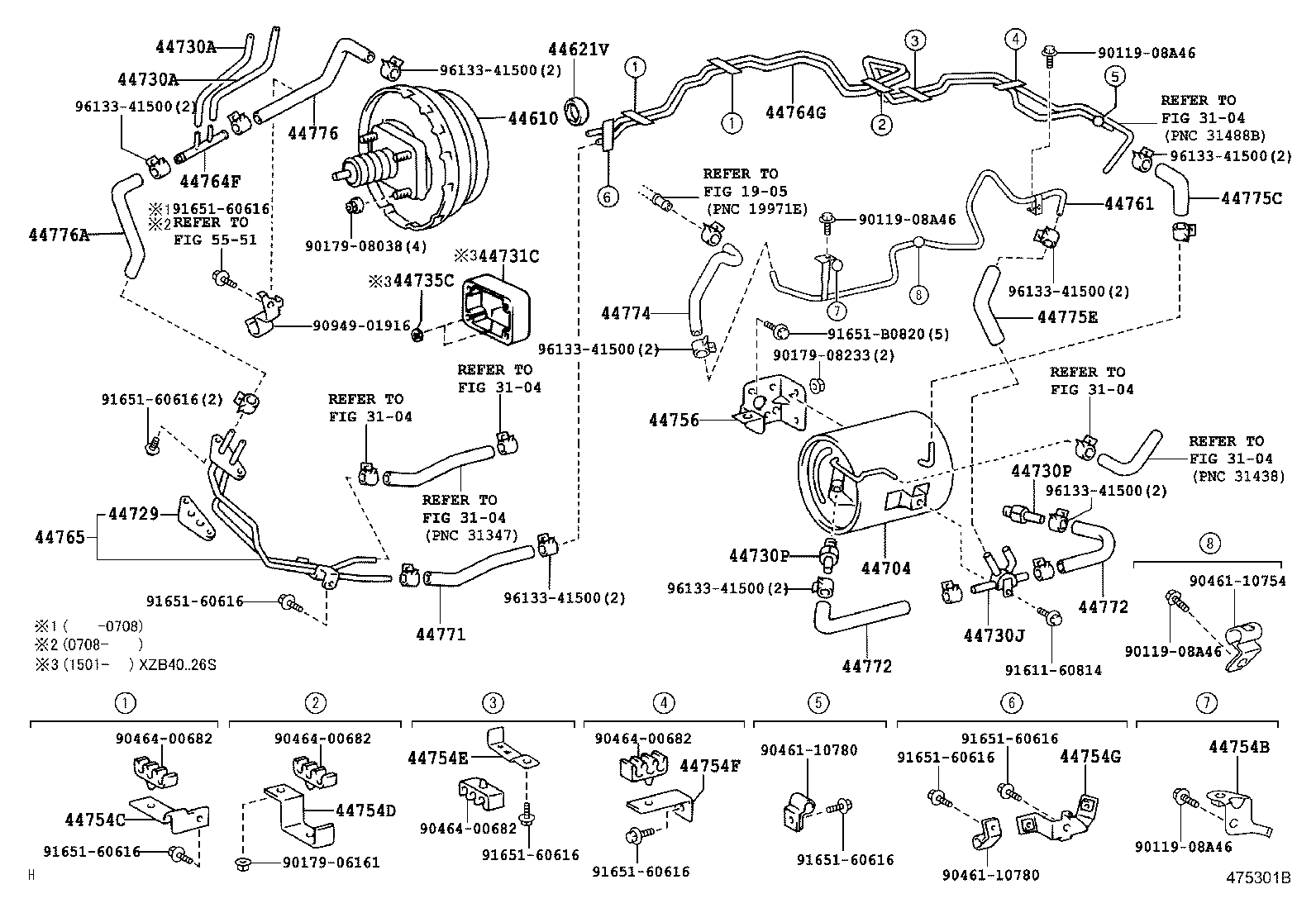 44610-36600 BOOSTER ASSY, BRAKE product image