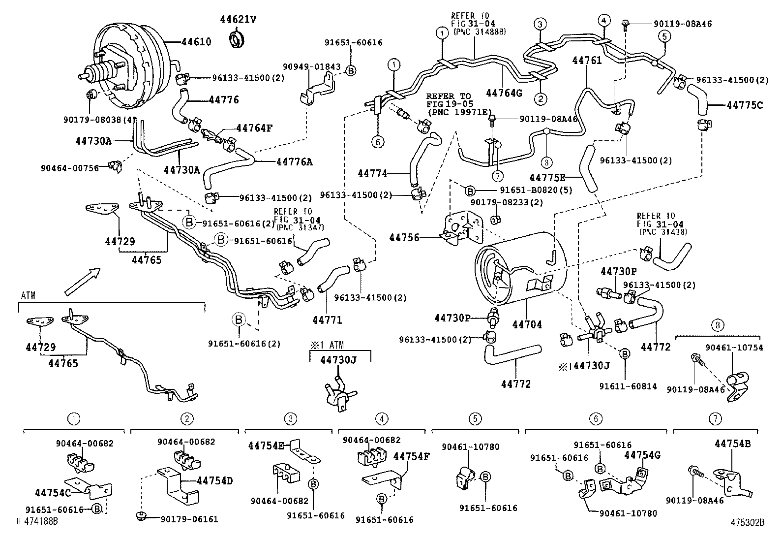 44610-36600 BOOSTER ASSY, BRAKE product image