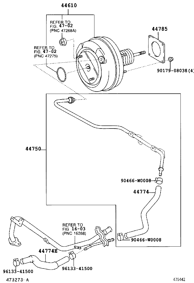 47264-63010 CLEVIS, BRAKE MASTER CYLINDER PUSH ROD product image