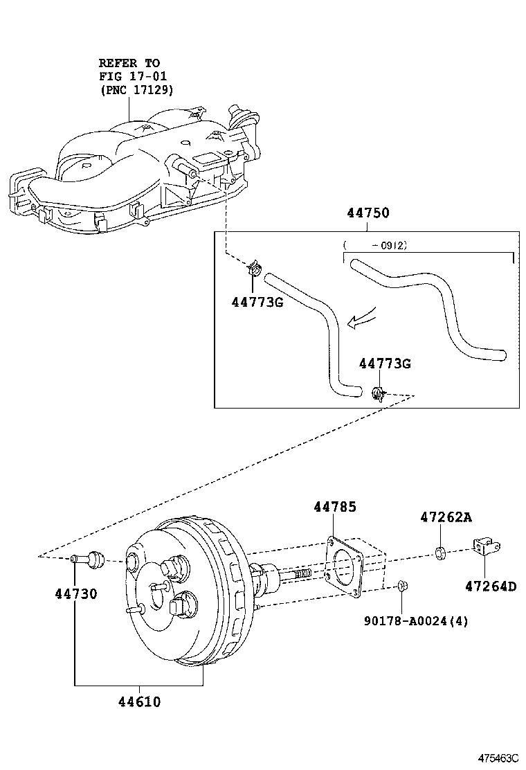 44610-0C110 BOOSTER ASSY, BRAKE product image