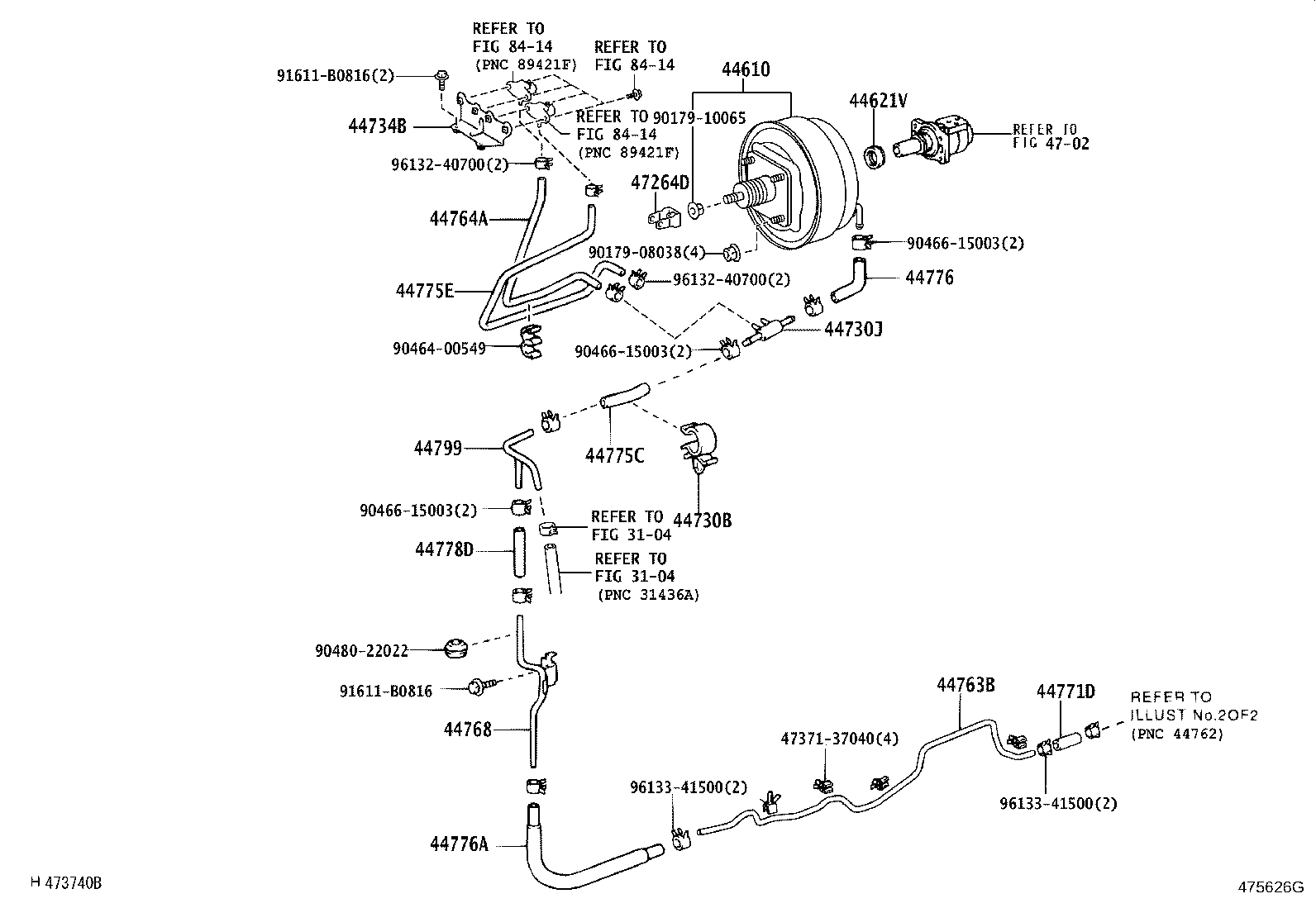 44610-37170 BOOSTER ASSY, BRAKE product image