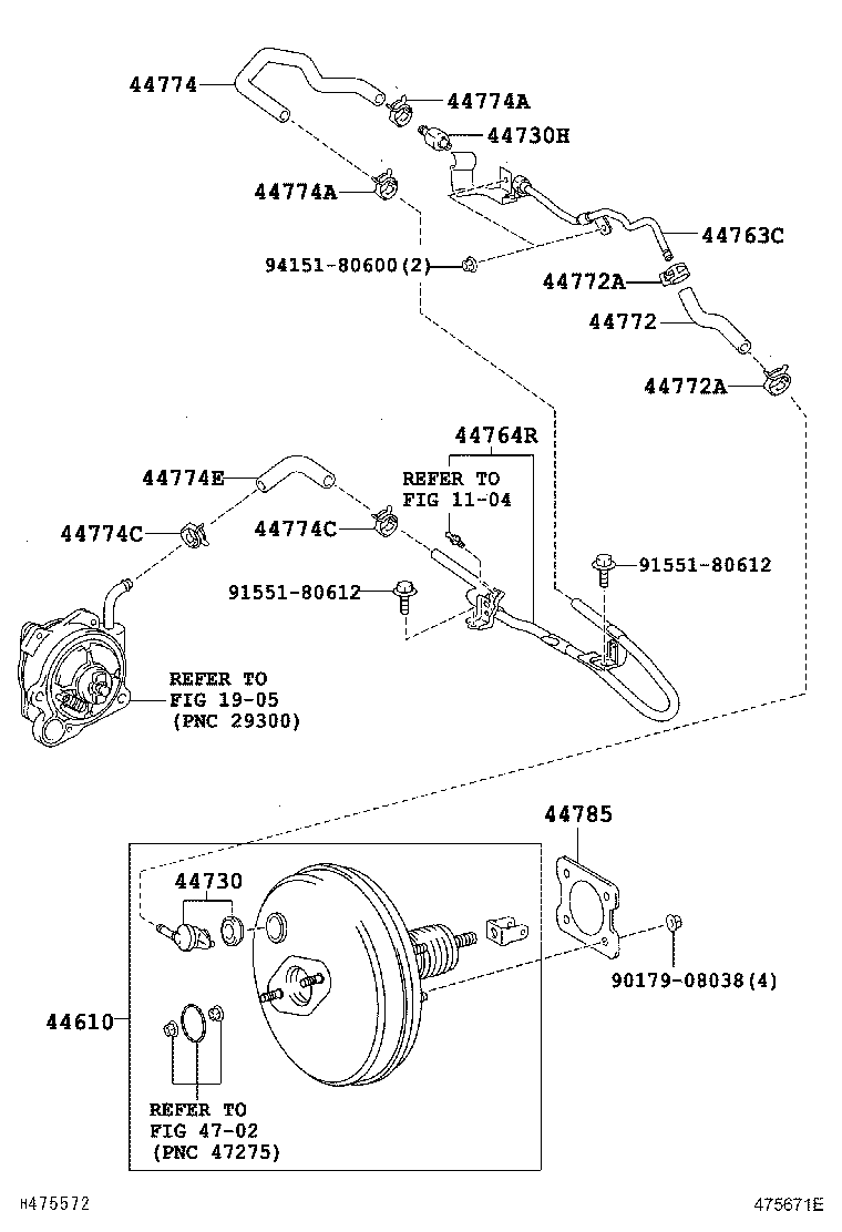 44610-19015 BOOSTER ASSY, BRAKE product image