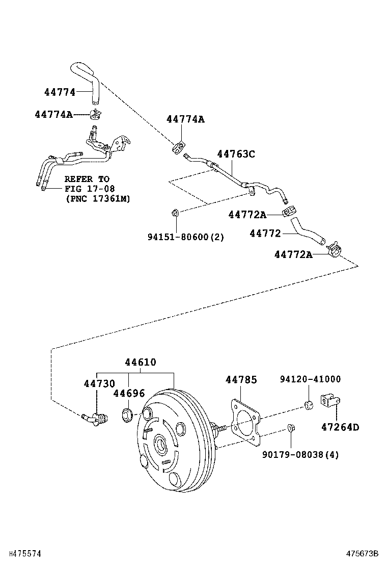 44610-19015 BOOSTER ASSY, BRAKE product image