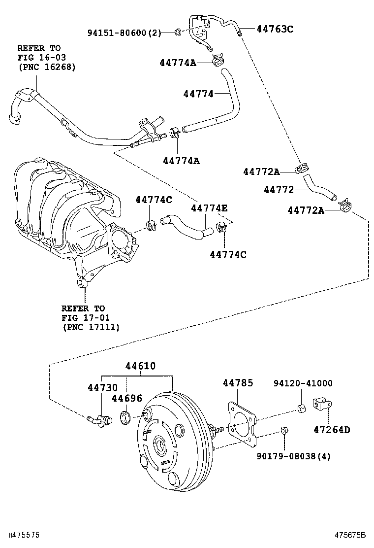 44610-19015 BOOSTER ASSY, BRAKE product image