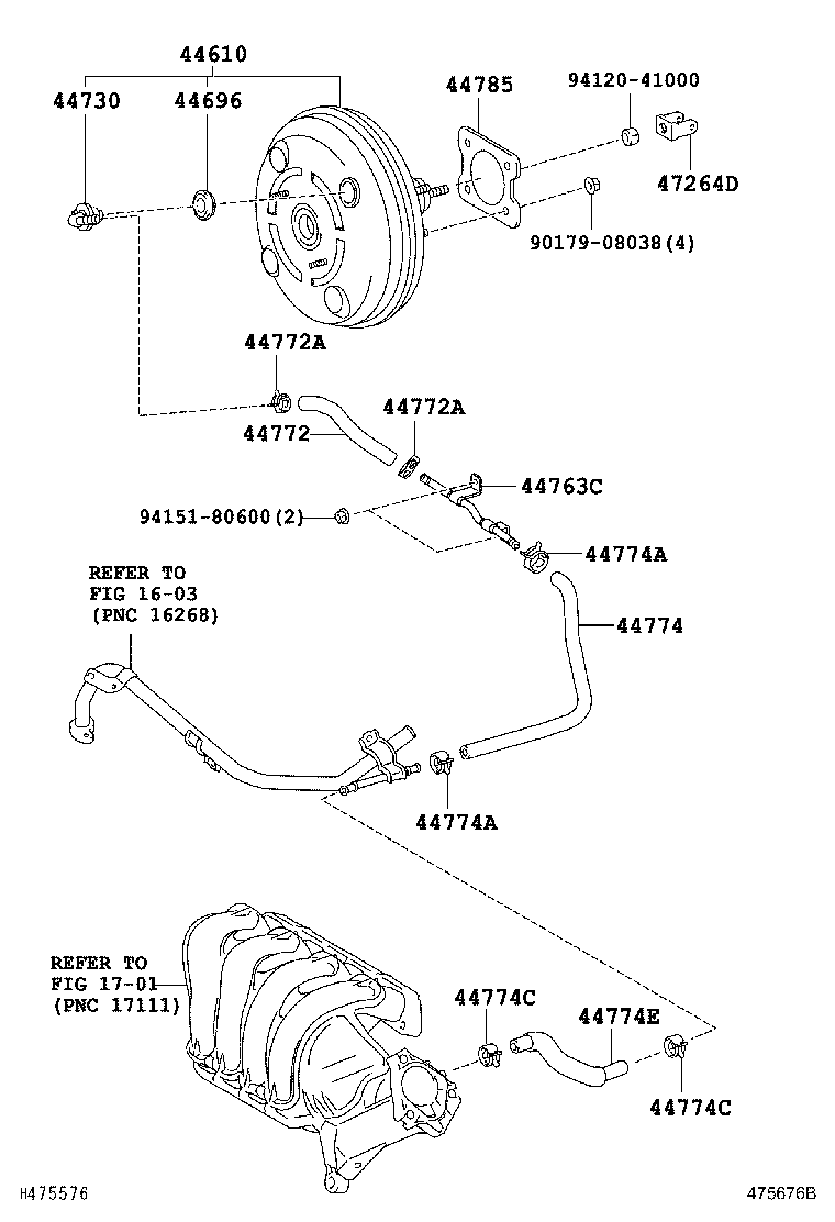 44610-19015 BOOSTER ASSY, BRAKE product image