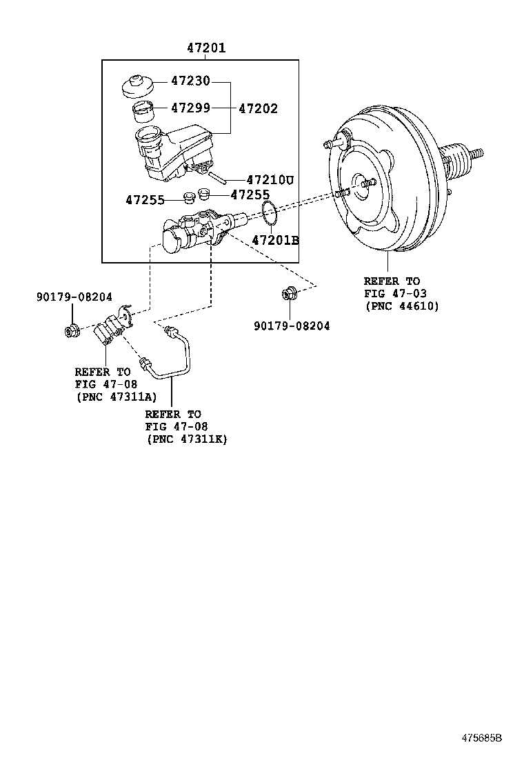 47220-33071 RESERVOIR SUB-ASSY, BRAKE MASTER CYLINDER product image