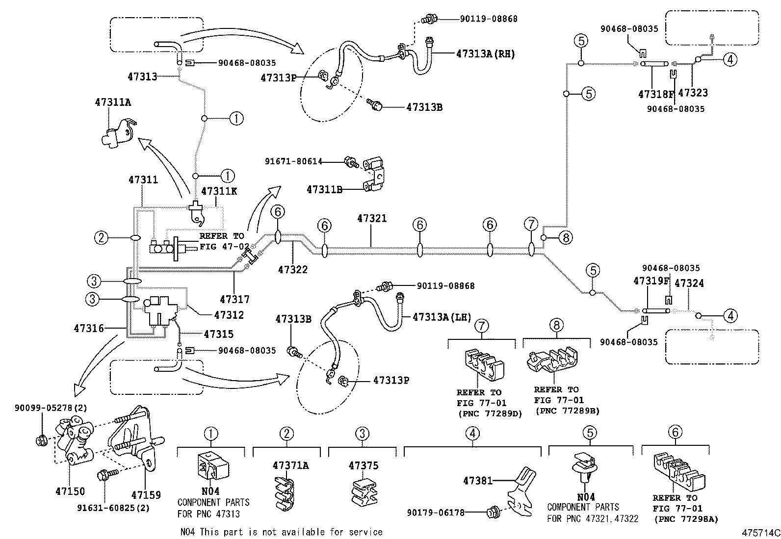44050-52580 ACTUATOR ASSY, BRAKE product image