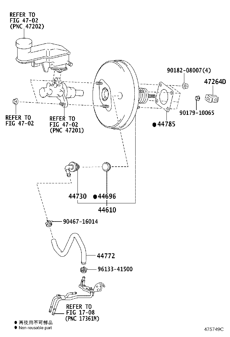 44610-52C90 BOOSTER ASSY, BRAKE product image