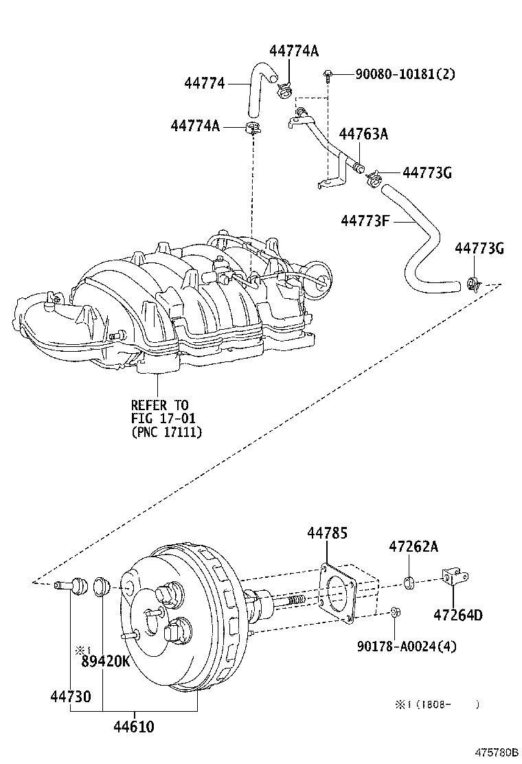 44610-0C110 BOOSTER ASSY, BRAKE product image