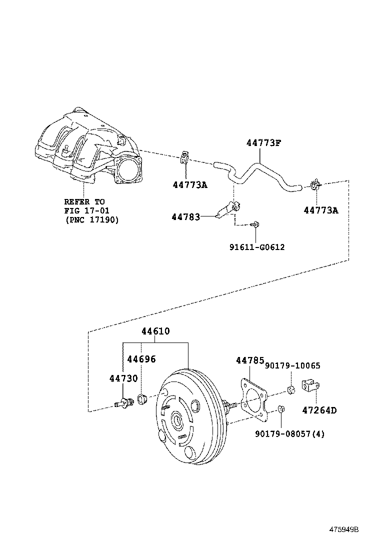 44610-48290 BOOSTER ASSY, BRAKE product image