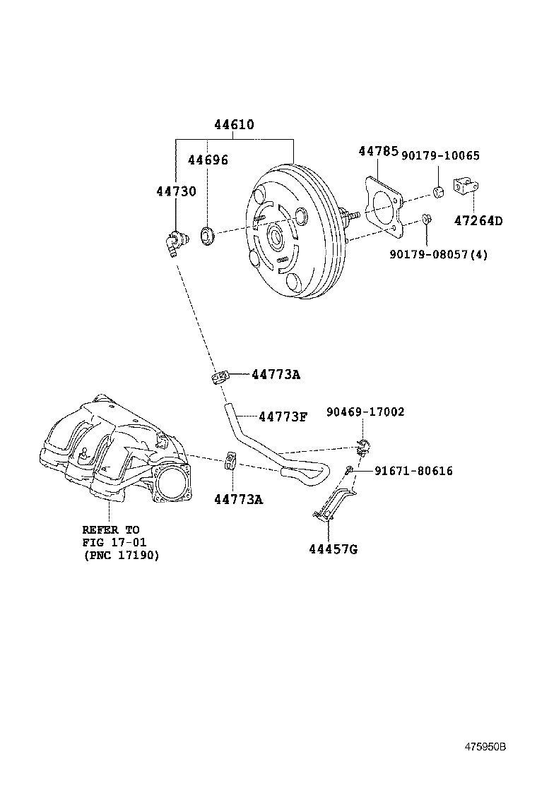 44610-48290 BOOSTER ASSY, BRAKE product image
