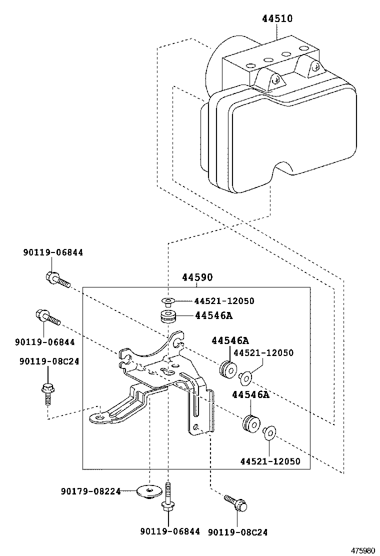 44050-20150 ACTUATOR ASSY, BRAKE product image